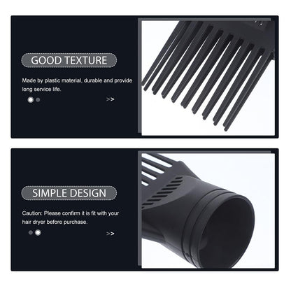 Jizlan heat resistant plastic hair styling tool set