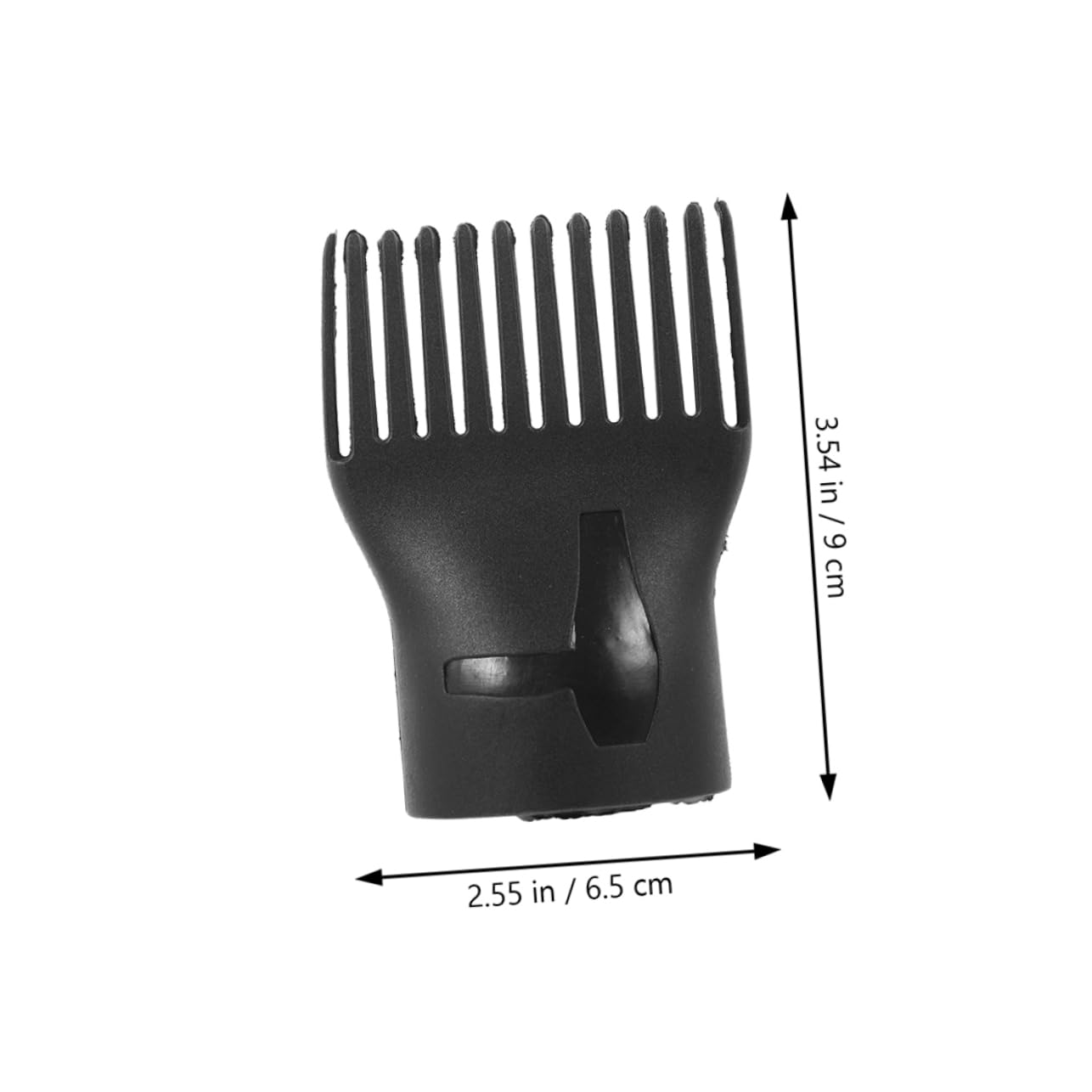 Minkissy hair dryer diffuser nozzle black plastic