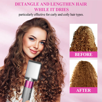 Wide tooth nozzle teeth detail for textured hair