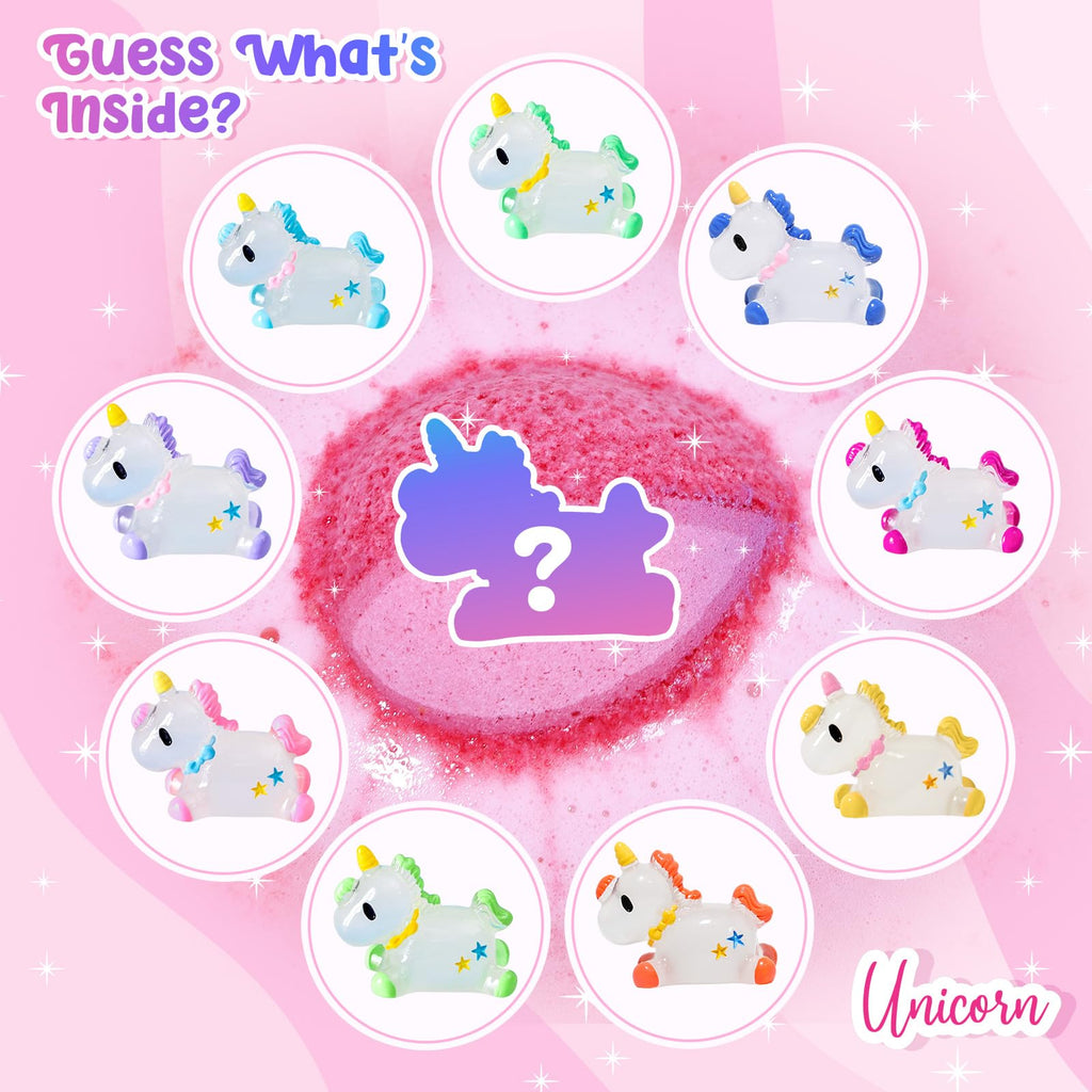 Bofuoos unicorn bath bombs lifestyle kids bath time fun