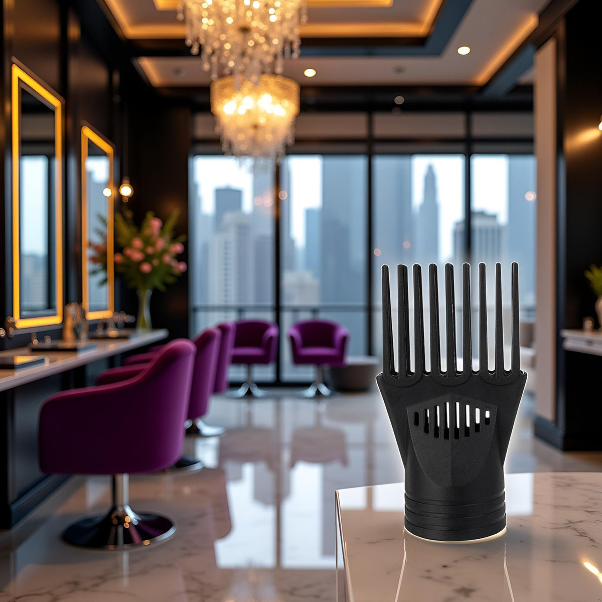 Professional hair dryer styling accessory for fine hair types