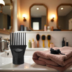 Set of two hair dryer attachments for detangling and smoothing