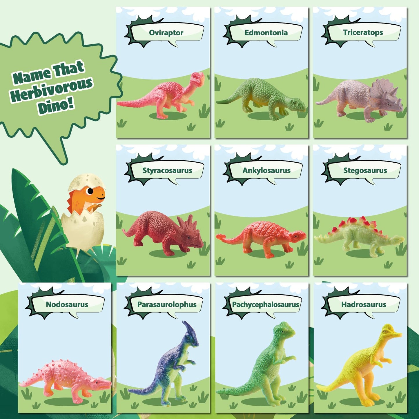 JuraFizz kids bath toys set featuring exclusive carnivorous and herbivorous dinosaur figures