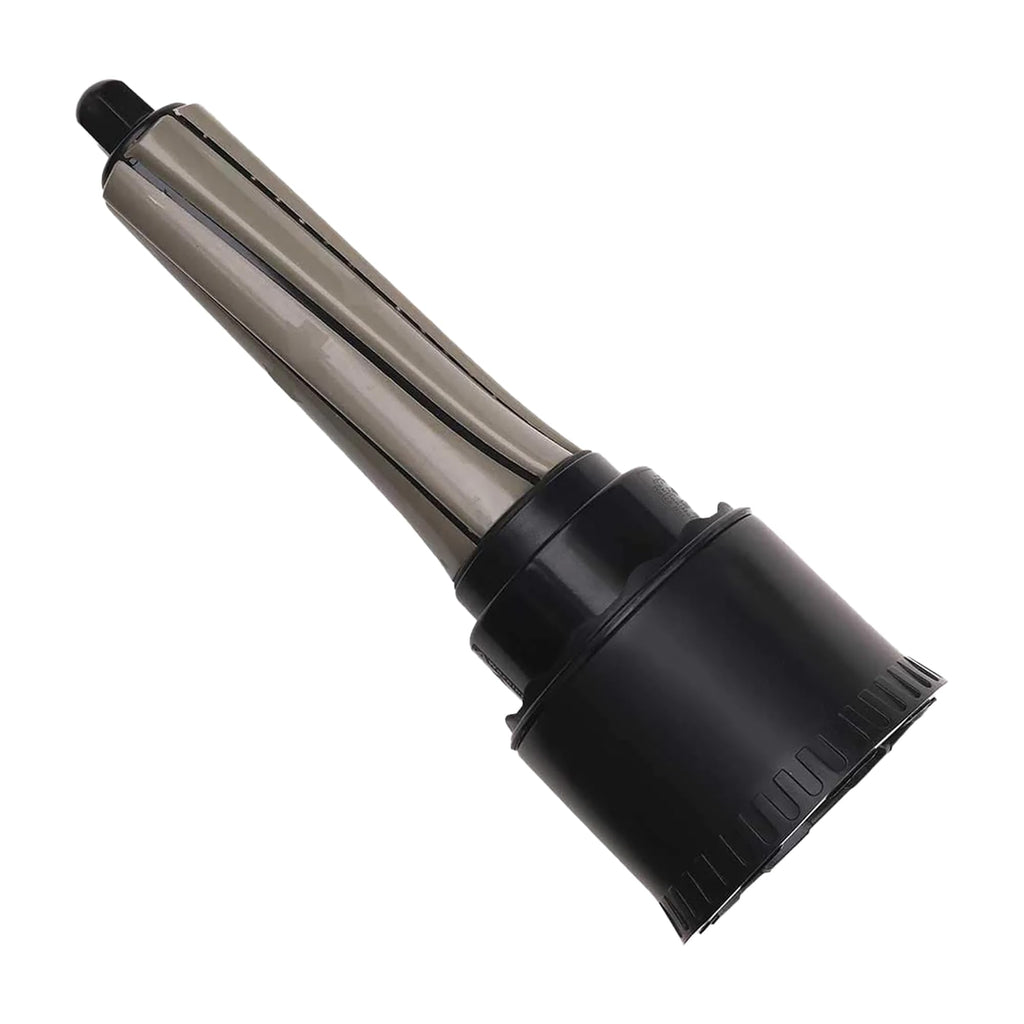 Close up of Aria Beauty blow dryer curling barrel accessory
