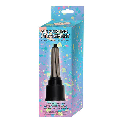 Aria Beauty air wave nozzle attached to a hair dryer