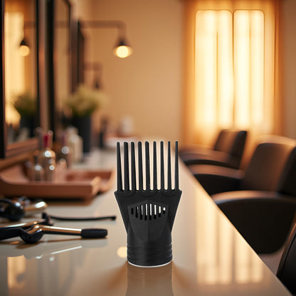 Jowxsx hair dryer comb attachment showing dual teeth design