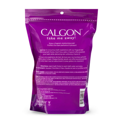 Calgon individual sixty gram lavender honey skin softening bath fizzers