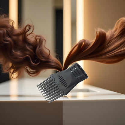 Side profile of universal blow comb attachment