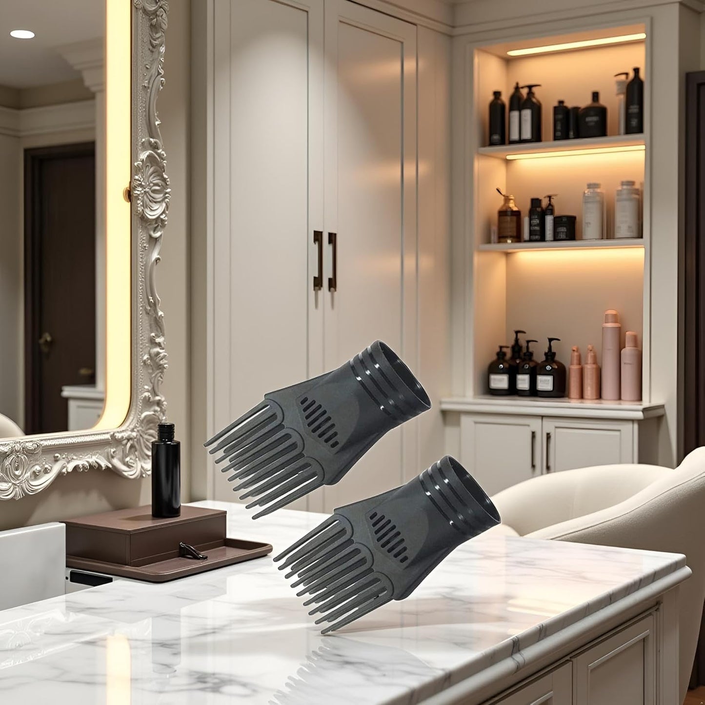 Professional hairdressing salon styling tool nozzle