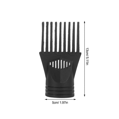 Two piece black hair styling accessories for detangling