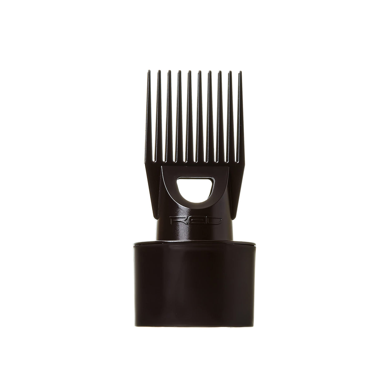 Red by Kiss hair dryer nozzle attached to a professional blower