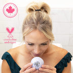Lifestyle image of Ahila Power Of Healing bath bombs ready for a relaxing home spa.