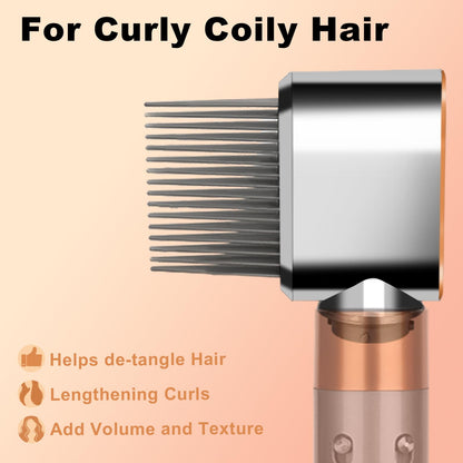 Side profile of Puregust wide-tooth comb for Dyson Airwrap