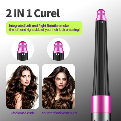 Side profile of Luresta bidirectional curling attachment for Airwrap