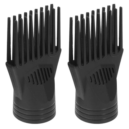 Demonstration of ZhangyiHot comb attachment used for straightening curly hair
