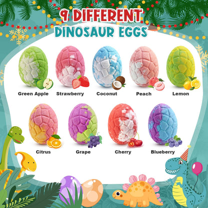 Kid safe natural bath fizzes with assorted fruit scents for children