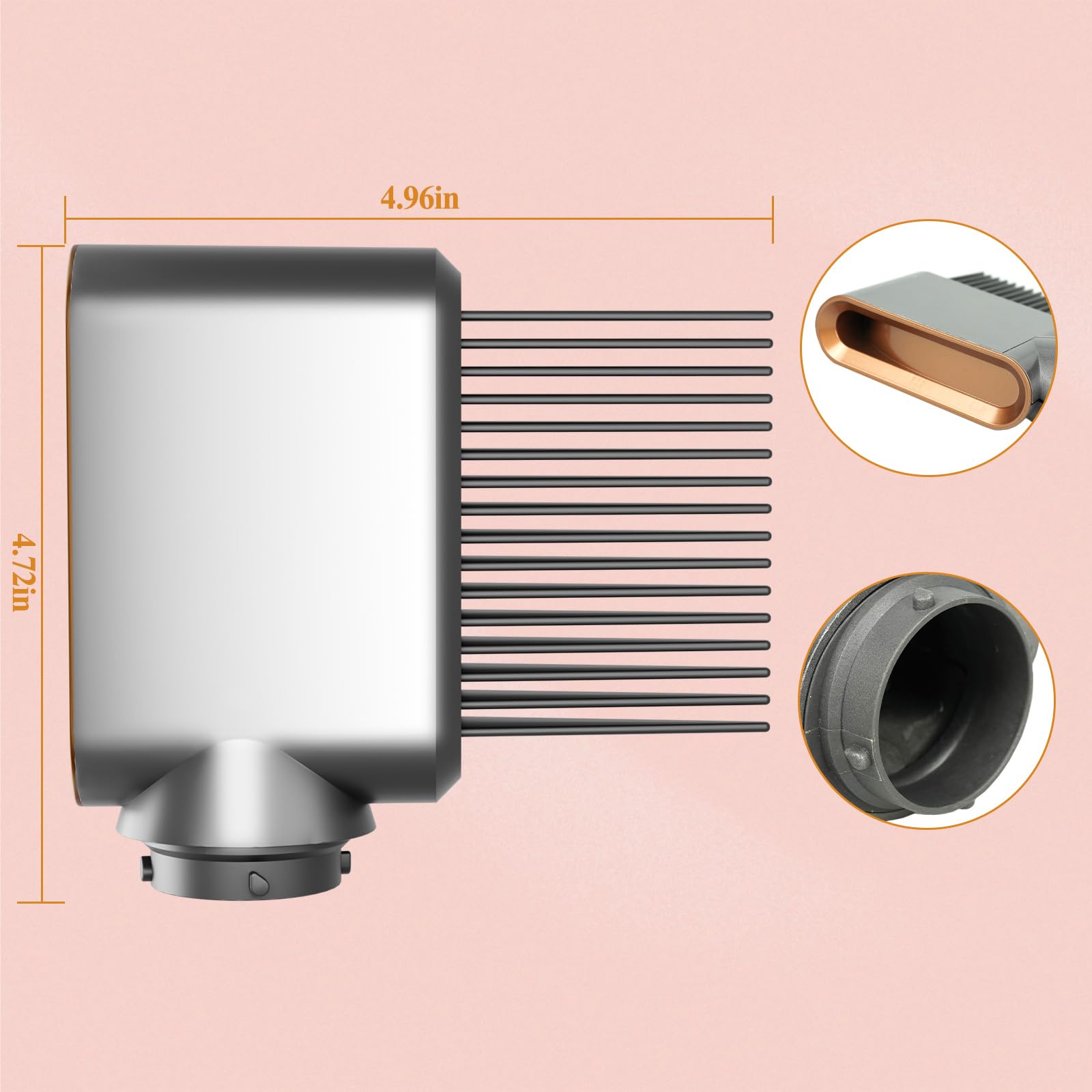 Ytchyysk dryer nozzle attachment for Dyson Airwrap