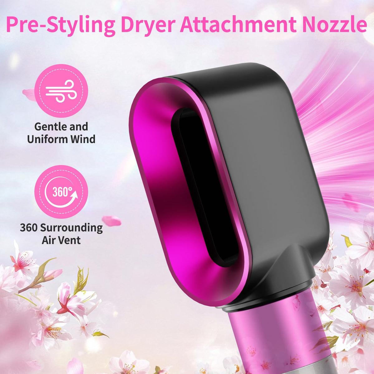 Packaged Zephblow Pre-Styling Dryer Attachment for professional styling