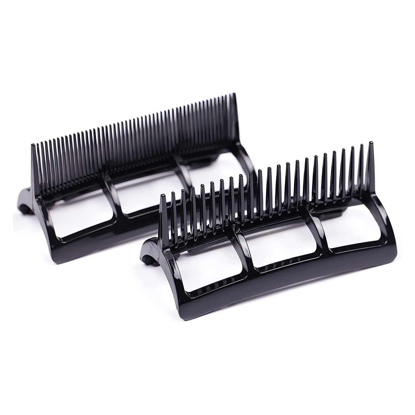 Fine tooth and wide tooth Red by Kiss comb attachments