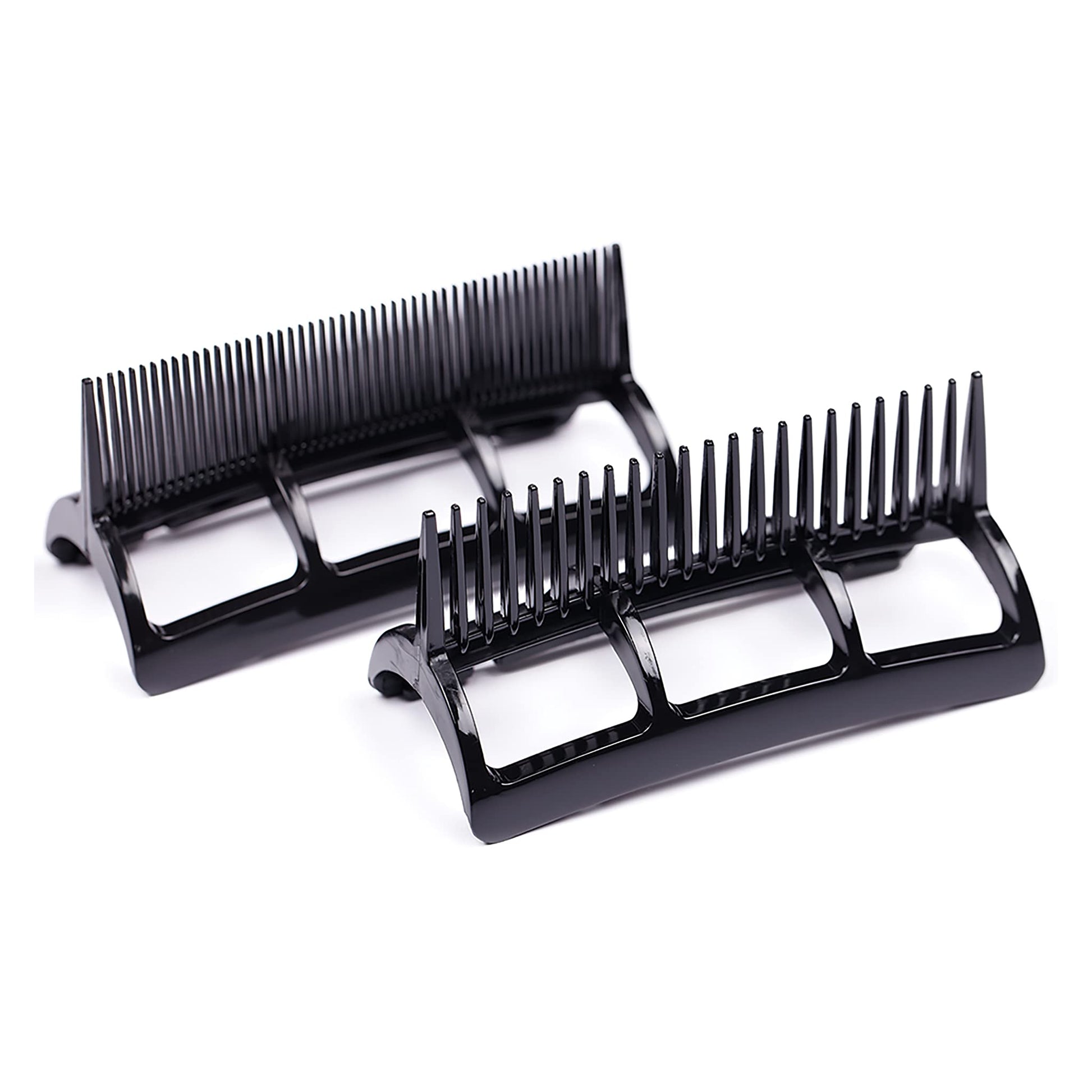 Fine tooth and wide tooth Red by Kiss comb attachments