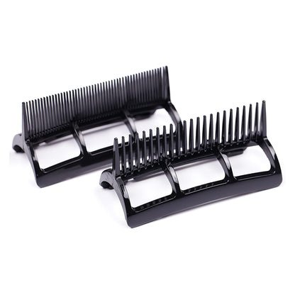 Fine tooth and wide tooth Red by Kiss comb attachments