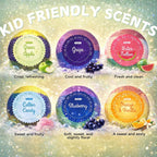 Close up of hidden surprise toy revealed inside an organic bath fizzer