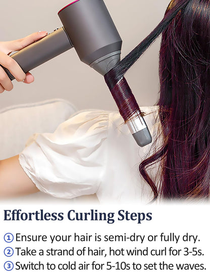Professional hair styling results using Nekuma curling attachments