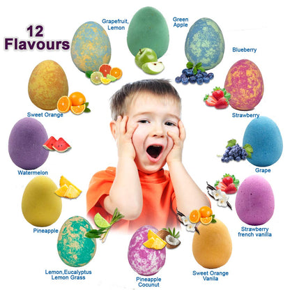 Surprise baby dragon toys revealed from inside the dissolved organic fizzies