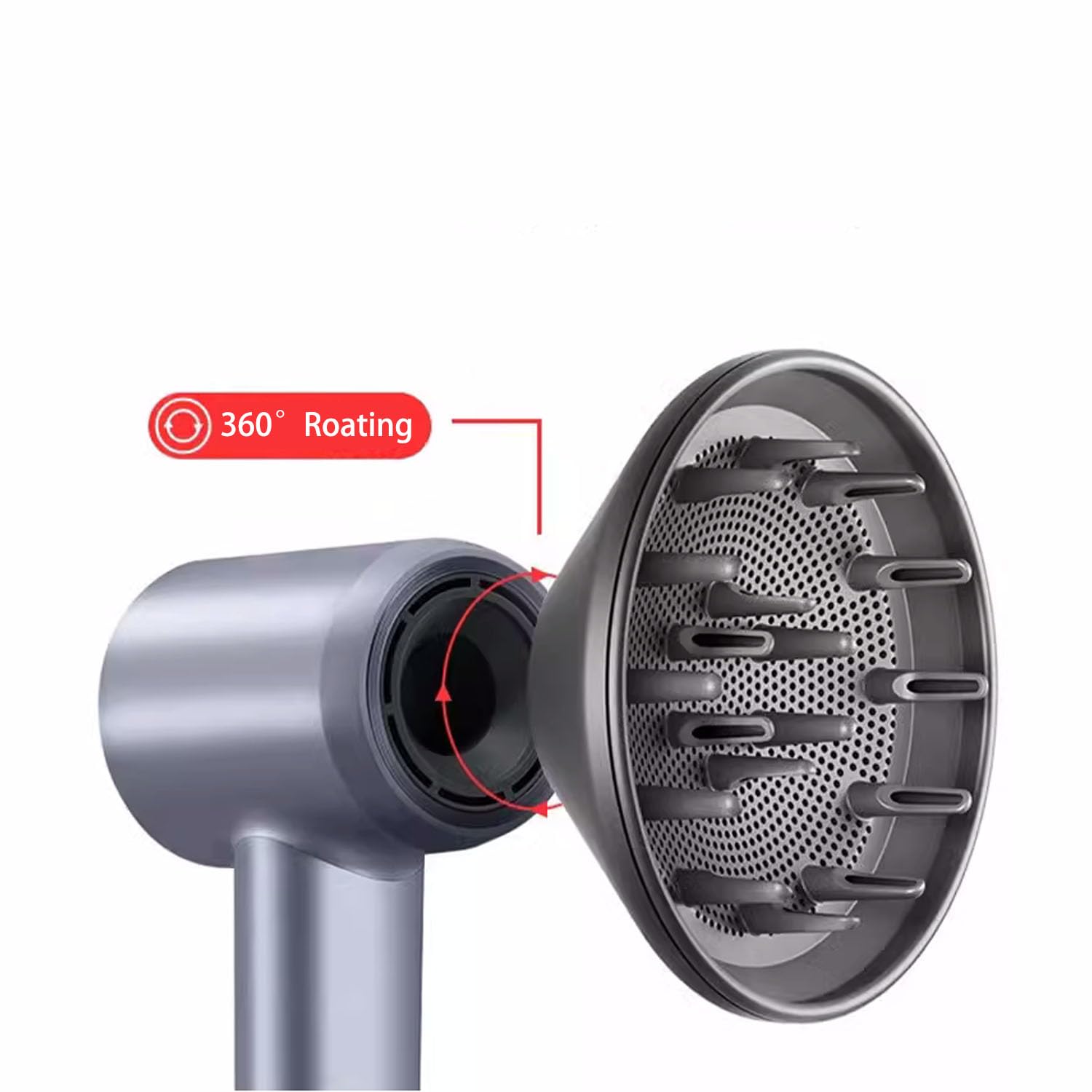 Side profile of Seichygo flyaway smoothing nozzle for Laifen dryers