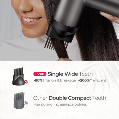 Side profile of Tymo Airhype Lite comb attachment