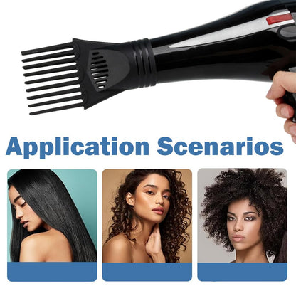 Universal hairdressing nozzle for hair drying