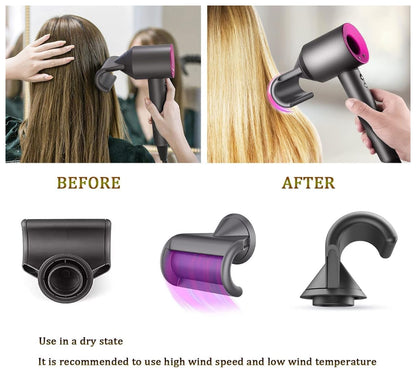 Close up of airflow vent on Chuancheng hair dryer attachment