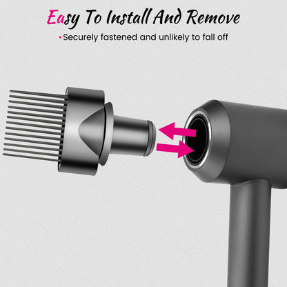 Authentic USA imported Dyson compatible comb attachment on white background