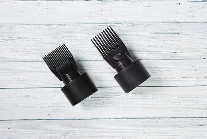 Close up of Red by Kiss nylon comb teeth