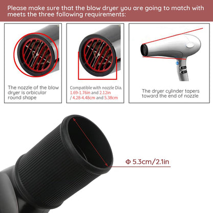 Segbeauty blow dryer comb attachment rubberized base detail
