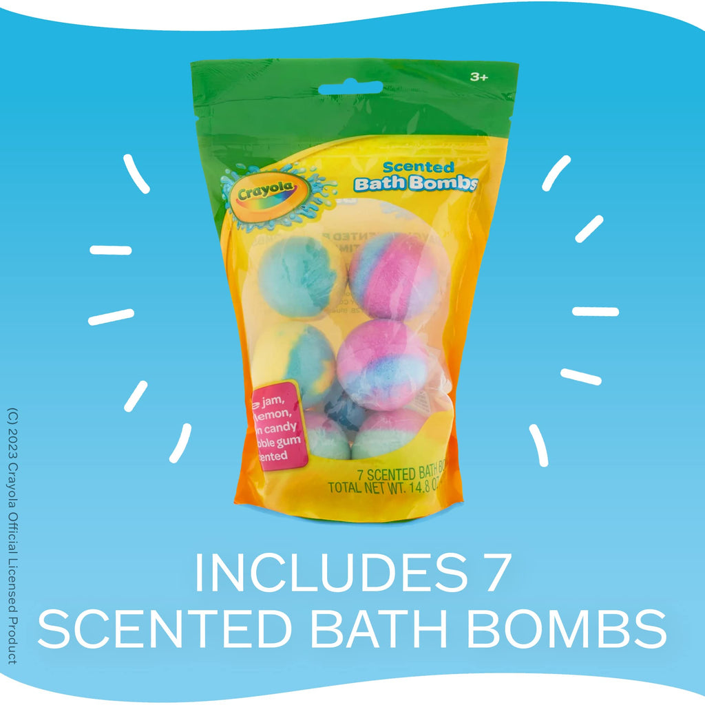 Taste Beauty Crayola scented bath bombs complete set with branding