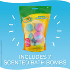Taste Beauty Crayola scented bath bombs complete set with branding