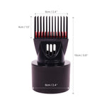Double layer nylon pik attachment for hair dryer