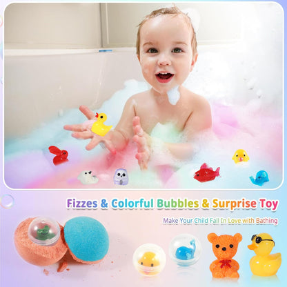 Assorted vibrant shades of natural bubble bath fizzies showcasing individual protective wrapping.