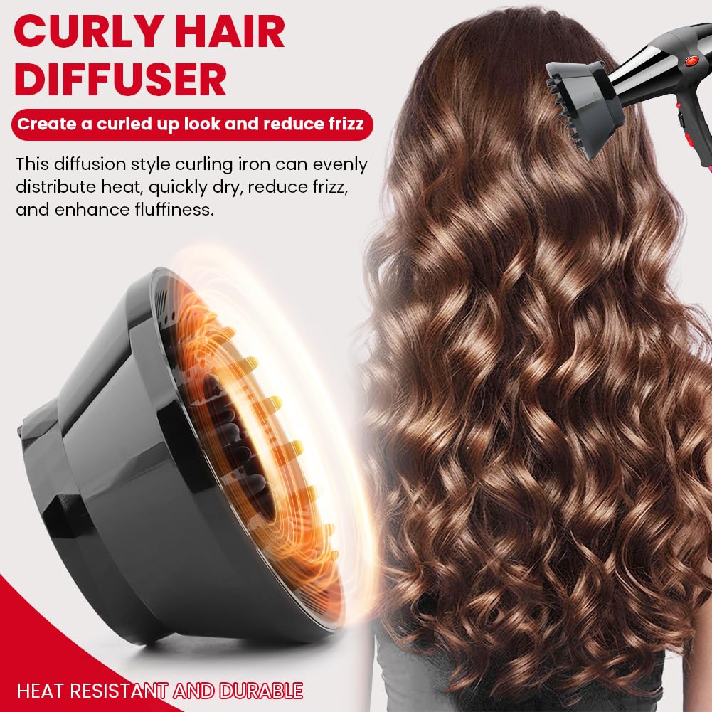 RIJATRAGAR universal hair dryer attachment being adjusted from 1.4 inches to 3.2 inches diameter