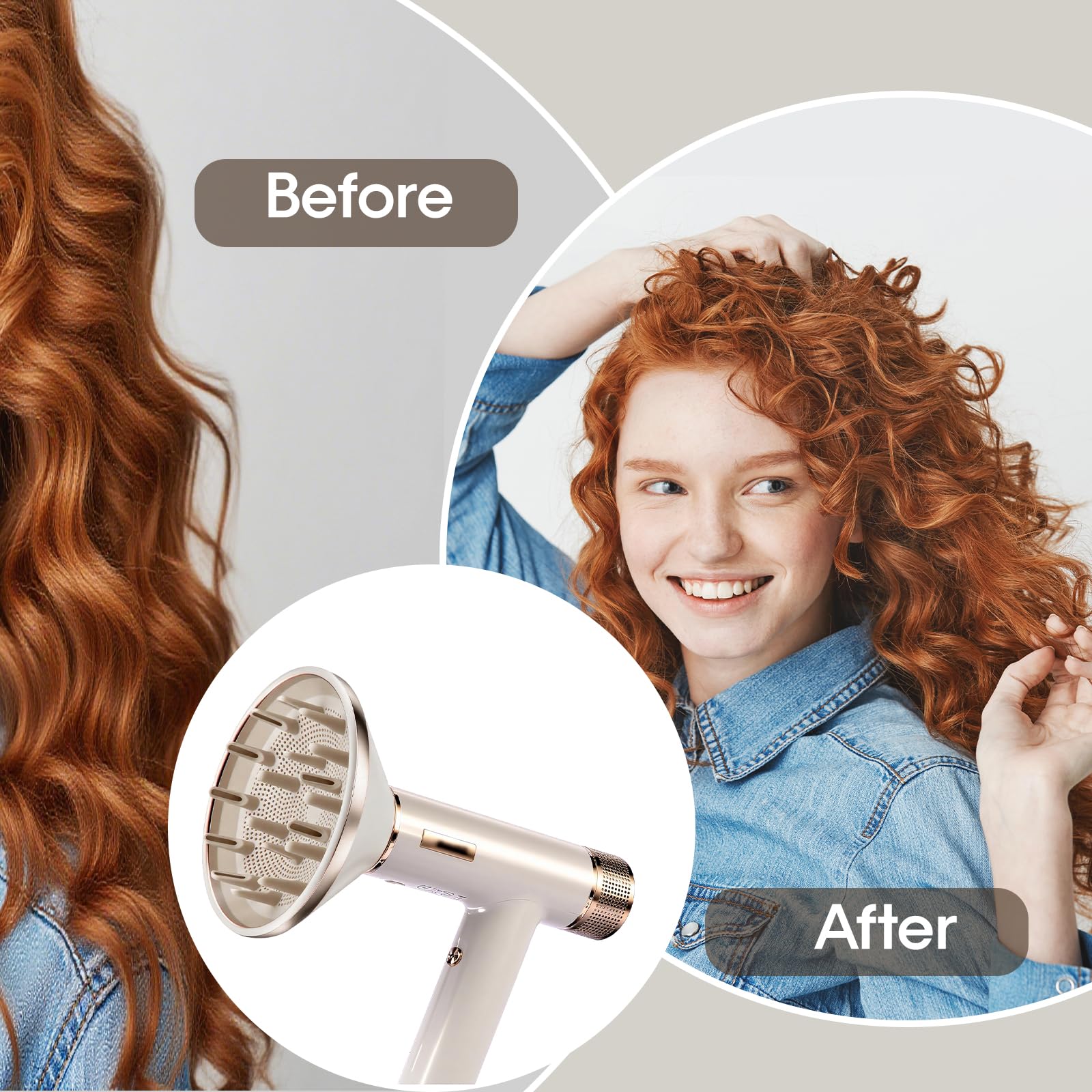 GENCAM diffuser attachment showing the secure locking mechanism for SpeedStyle Pro dryers
