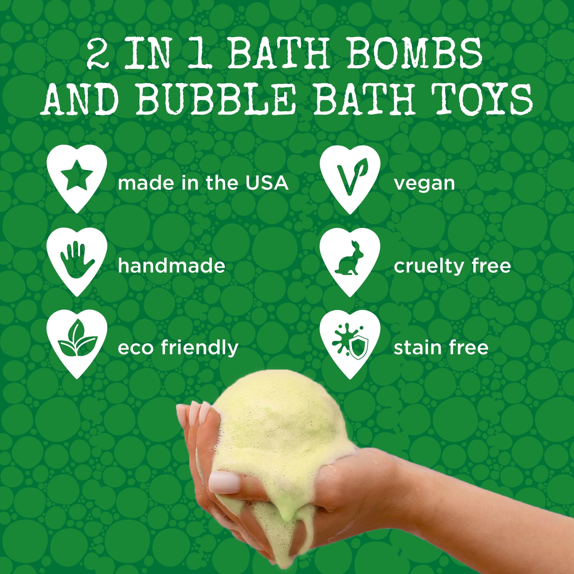 Natural ingredients luxury bubble bath bombs gift set for children and women.