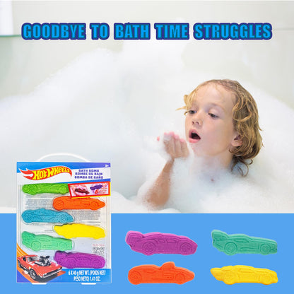 Non-toxic colorful kids bath toys dissolving in warm water
