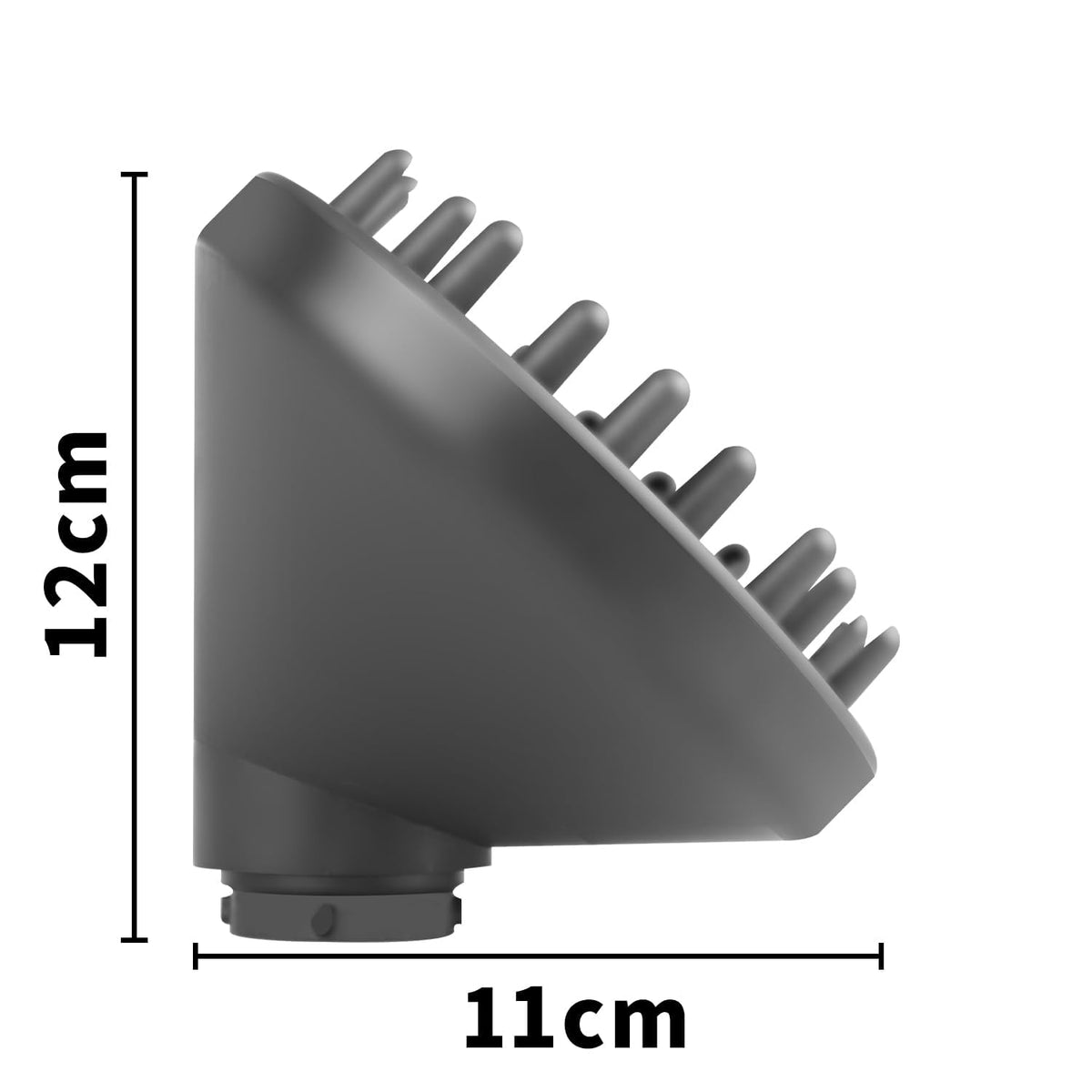 Back view of the secure click mechanism on the diffuser nozzle