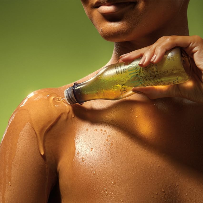 Natura Brasil Ekos Andiroba three phase shower oil texture on wet skin