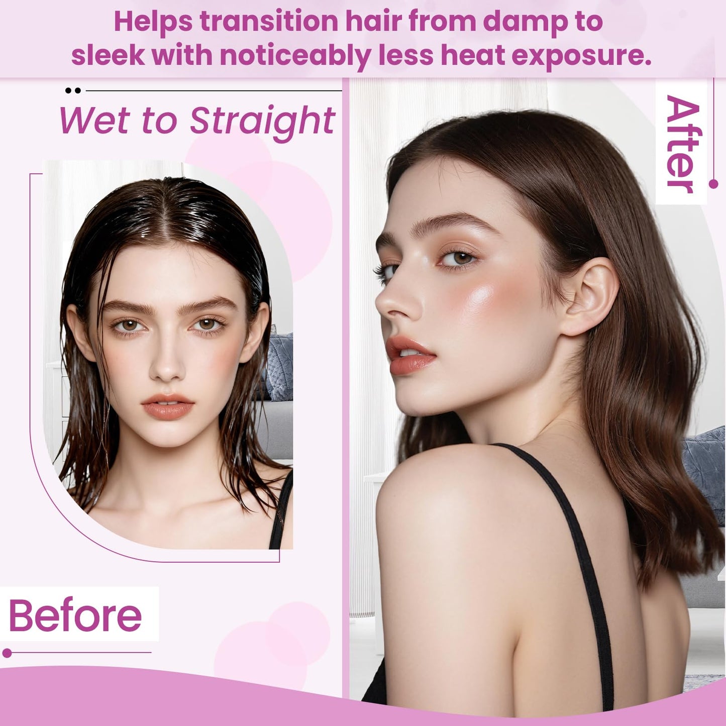 Full packaging view of the PUREGUST imported hair smooth attachment for Indian consumers.