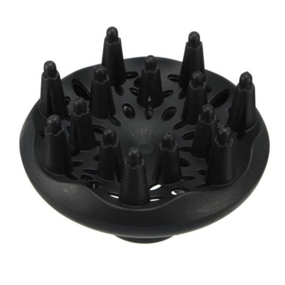 Calsgkspray volume boosting hair dryer diffuser accessory in matte black finish.