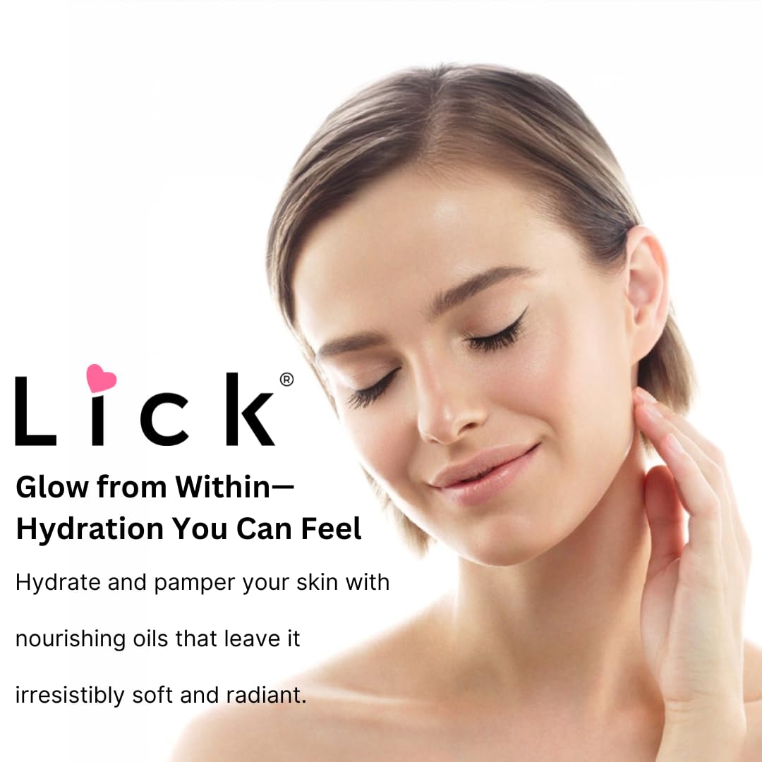 Lick Peaches And Whipped Cream Aromatic Bath Oil packaging and size display