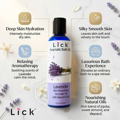 Luxury aromatherapy body massage oil formula close up view