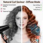 Close up view of the extended hair curling pins on Dotspun diffuser